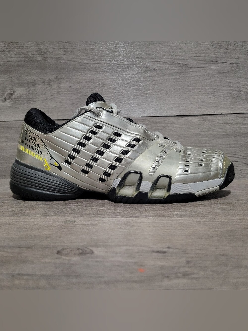 Adidas CC Genius Novak Djokovic Mens Size 10 Silver Shoes
